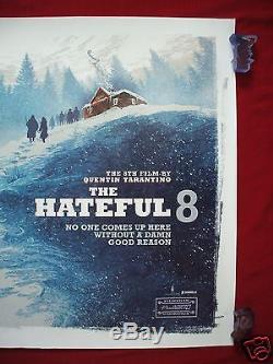 The Hateful 8 Eight 2015 Original British Quad Movie Poster D S
