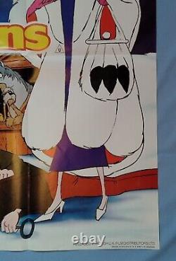 101 DALMATIANS (1961, RR1980s) original UK quad movie poster Disney