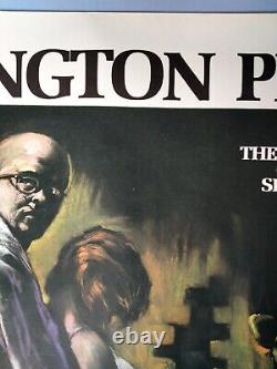 10 RILLINGTON PLACE (1971)rare ROLLED original QUAD POSTER -Christie sex murders