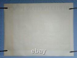 10 RILLINGTON PLACE (1971)rare ROLLED original QUAD POSTER -Christie sex murders