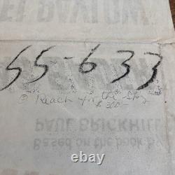 1956 Reach for the Sky UK Quad Movie Poster Kenneth More WWII RAF Pilot Film Vtg