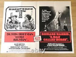 1970's LITTLE BIG MAN/A MAN CALLED HORSE Original Quad Cinema Poster 40 x 30