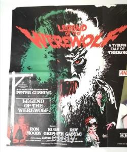 1970's Legend of the Werewolf/ Vampire Circus Quad Movie Poster 40 x 30