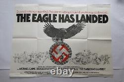 1976 The Eagle Has Landed Michael Caine Original First Issue Uk Quad Film Poster