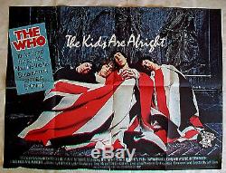 1979THE KIDS ARE ALRIGHT Original British Quad Poster THE WHO Roger Daltry