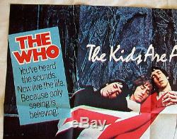 1979THE KIDS ARE ALRIGHT Original British Quad Poster THE WHO Roger Daltry
