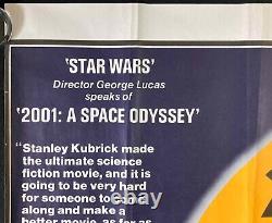 2001 A Space Odyssey Original Quad Movie Poster Stanley Kubrick Early RR