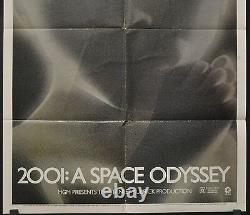 2001 A Space Odyssey R1970 Orig 27x41 Style D Movie Poster Keir Dullea Sci-fi