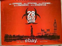 28 Days Later Original Quad Cinema Poster. Cult Horror. Graham Humphreys Artwork