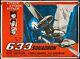 633 Squadron Original Quad Movie Poster Cliff Robertson George Chakiris 1964