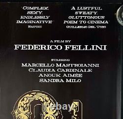 8½ Original Quad Movie Film Cinema Poster BFI RR Federico Fellini