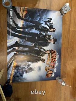 9 Cinema Posters Quad Frame and 40 x 30 Inches
