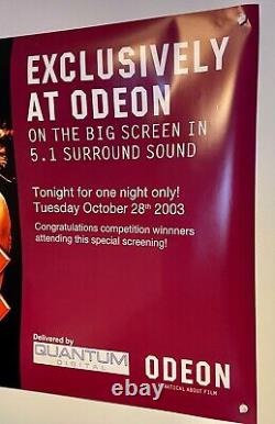 AC-DC Live at Donington Original UK Quad EXCLUSIVELY AT ODEON CINEMA Poster Rare
