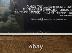 ADVENTURES oF HERCULES 1985 U. K. Quad Movie Poster Lou Ferrigno