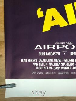 AIRPORT (1970) original UK quad poster excellent condition