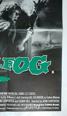 ALIEN / THE FOG (1979/1980) original UK quad movie poster RARE double-bill