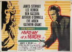 ANATOMY OF A MURDER (1959), Original British Quad Movie Poster