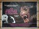 An American Werewolf In London (1981)v. Rare Rolled Original Uk Quad Movie Poster