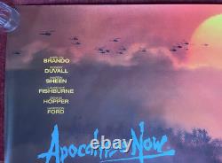 APOCALYPSE NOW REDUX (2001) Original UK Quad Vietnam War Movie Film Poster
