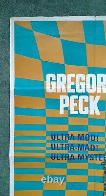 ARABESQUE (1966) orig 1stRelease UK quad movie poster Gregory Peck Sophia Loren