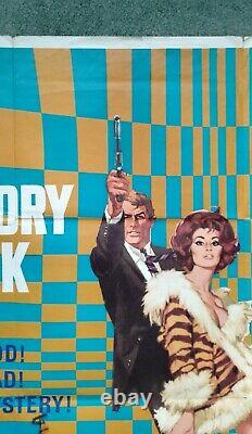 ARABESQUE (1966) orig 1stRelease UK quad movie poster Gregory Peck Sophia Loren