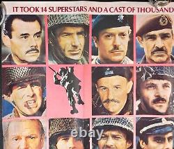 A Bridge Too Far Original Quad Movie Cinema Poster Dirk Bogarde Sean Connery'77