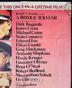 A Bridge Too Far Original Quad Movie Cinema Poster Dirk Bogarde Sean Connery'77