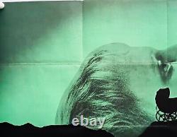 A British Quad poster for the film ROSEMARY'S BABY (1968) Folded