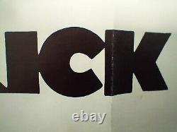 A Clockwork Orange UK Quad movie poster Stanley Kubrick Malcolm McDowell 1971