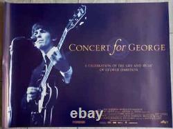 A Concert for George (2003) S/S UK Quad Poster, George Harrison