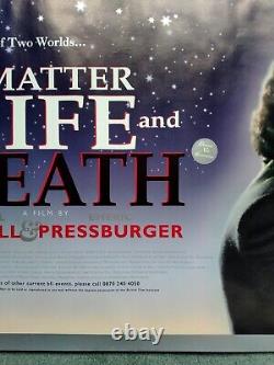 A MATTER OF LIFE AND DEATH (1946, BFI RR2000) original UK rolled quad poster
