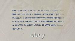 A Man for All Seasons Original Quad Movie Film Cinema Poster Paul Scofield 1966