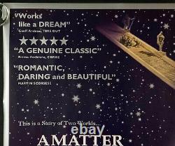 A Matter of Life and Death Original Quad Movie Poster Powell Pressburger BFI RR