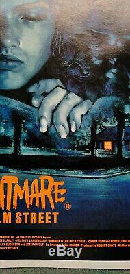 A NIGHTMARE ON ELM STREET (1984) original UK quad movie poster -ROLLED- LinenB'd