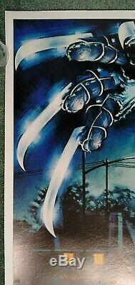A NIGHTMARE ON ELM STREET (1984) original UK quad movie poster -ROLLED- LinenB'd