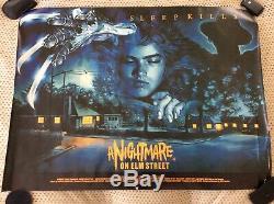 A Nightmare On Elm Street UK Quad Original Movie Poster Rolled 1984 Cult Horror