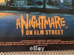 A Nightmare On Elm Street UK Quad Original Movie Poster Rolled 1984 Cult Horror