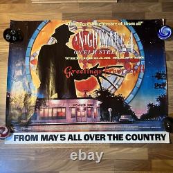 A Nightmare on Elm Street 4 Original UK Quad Movie Film Cinema Poster 1988 VGC