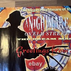 A Nightmare on Elm Street 4 Original UK Quad Movie Film Cinema Poster 1988 VGC