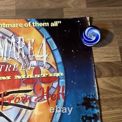 A Nightmare on Elm Street 4 Original UK Quad Movie Film Cinema Poster 1988 VGC
