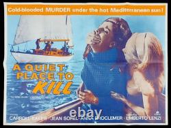 A Quiet Place To Kill (paranoia) Original Uk Quad Movie Poster 1970