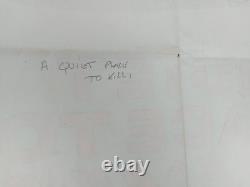 A Quiet Place To Kill (paranoia) Original Uk Quad Movie Poster 1970