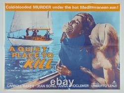 A Quiet Place To Kill (paranoia) Original Uk Quad Movie Poster 1970