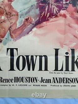 A TOWN LIKE ALICE (1956) rare original quad movie poster Nevil Shute WW2 drama