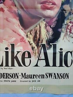 A TOWN LIKE ALICE (1956) rare original quad movie poster Nevil Shute WW2 drama