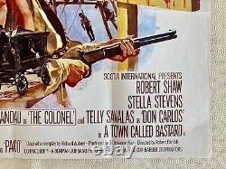 A Town Called Bastard Original Movie Quad Film Poster 1971 Tom Chantrell Art