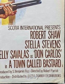 A Town Called Bastard Original Quad Movie Poster Robert Shaw 1971