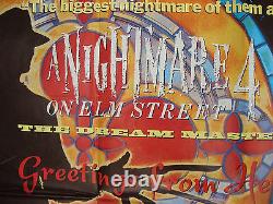 A nightmare on elm street 4 quad cinema film poster