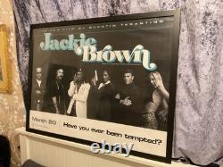 A rarely available, original cinema quad poster for Tarantino's'Jackie Brown'