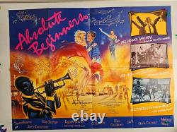 Absolute Beginners Original UK Quad Movie Film Cinema Poster David Bowie 1986